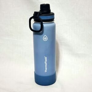 ThermoFlask Original 24oz Blue Stainless Water Bottle Insulated